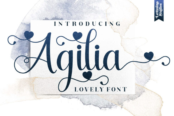 Agilia: The Delicate Script Font for Handmade Creators