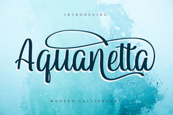 Aquanetta: A Script Font That Elevates Your Brand