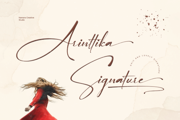 Arinttika Signature: A Font for Editorial Grace