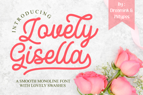 Beautiful Typography with Lovely Gisella