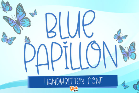 Blue Papillon: A Whimsical Script for Editorial Magic
