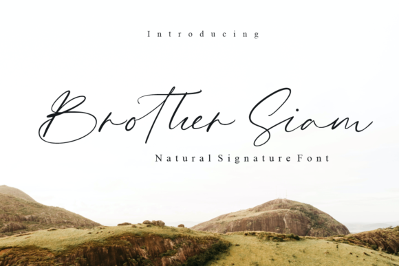 Brother Siam: A Handwritten Font for Romantic Branding