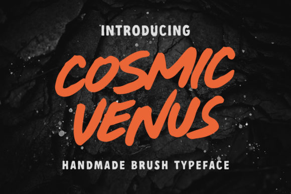 Cosmic Venus: A Bold Script Font for Digital Design