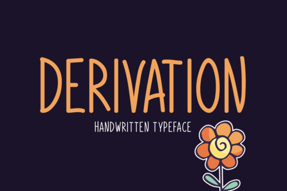 Derivation: A Handwritten Font for Creative Digital Branding