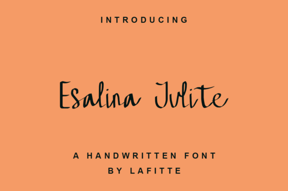 Esalina Julite: A Script Font That Elevates Digital Design