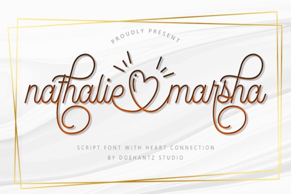 Font Choice That Speaks Volumes: Nathalie Marsha in Action