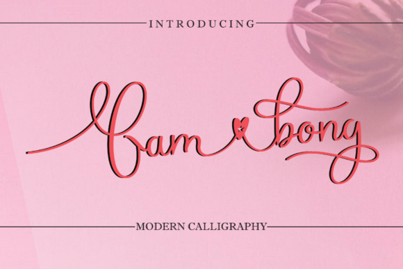 Gambong: A Font for Love and Storytelling