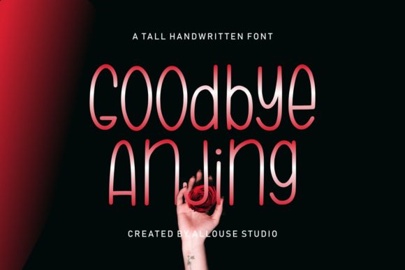 Goodbye Anjing: A Handwritten Font for Creative Branding