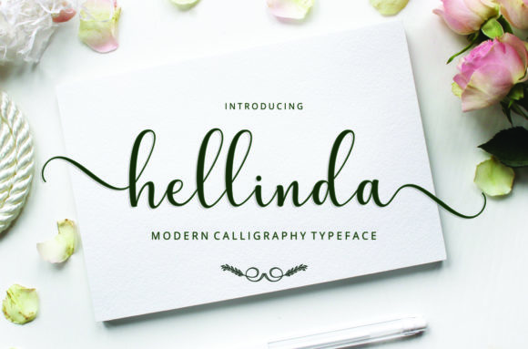 Hellinda: A Script Font with Quiet Elegance