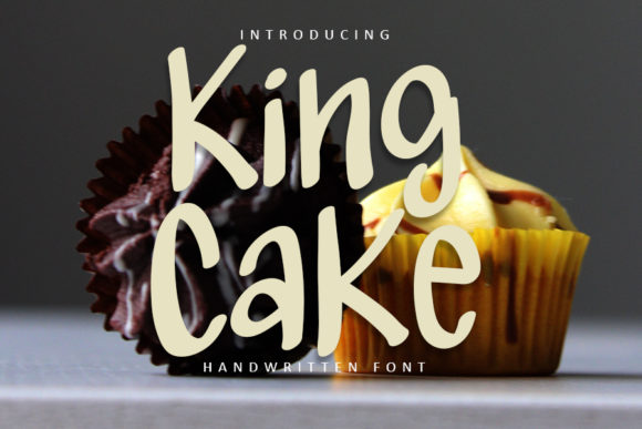 King Cake: A Script Font for Editorial Elegance