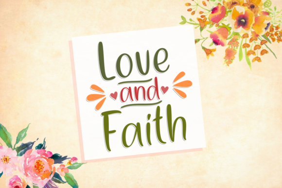 Love and Faith: A Script Font for Heartfelt Campaigns