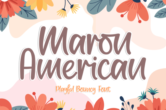 Maron American: A Handwritten Font for Editorial Expression