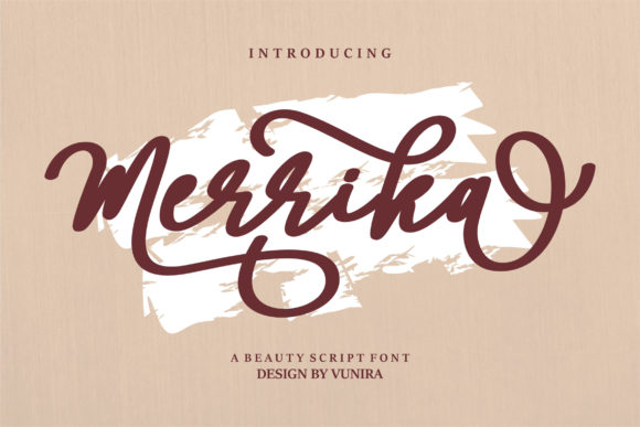 Merrika: A Script Font with Subtle Grace for Editorial Design