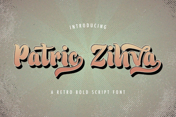 Patric Zihva: A Script Font for Editorial Expression