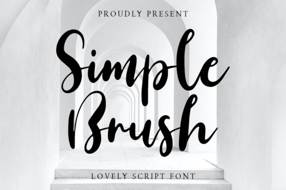 Simple Brush: A Handwritten Font for Editorial Elegance