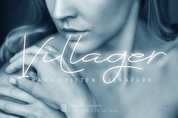 Villager: A Script Font for Editorial Expression
