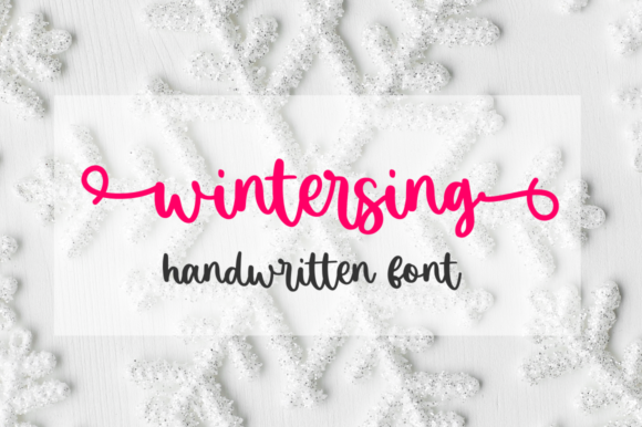 Wintersing: A Handwritten Font for Editorial Elegance